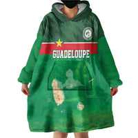 Custom Guadelope Football Wearable Blanket Hoodie Basse Terre Green Style