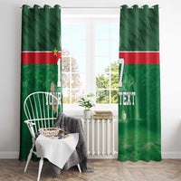 Custom Guadelope Football Window Curtain Basse Terre Green Style