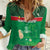 Custom Guadelope Football Women Casual Shirt Basse Terre Green Style