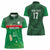 Custom Guadelope Football Women Polo Shirt Basse Terre Green Style