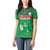 Custom Guadelope Football Women Polo Shirt Basse Terre Green Style