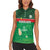 Custom Guadelope Football Women Sleeveless Polo Shirt Basse Terre Green Style