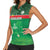 Custom Guadelope Football Women Sleeveless Polo Shirt Basse Terre Green Style