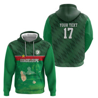 Custom Guadelope Football Zip Hoodie Basse Terre Green Style