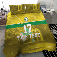 Custom Guadelope Football Bedding Set Basse Terre Yellow Style