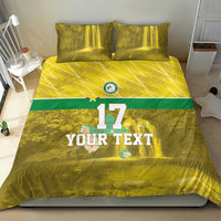 Custom Guadelope Football Bedding Set Basse Terre Yellow Style