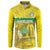Custom Guadelope Football Button Sweatshirt Basse Terre Yellow Style