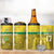 Custom Guadelope Football 4 in 1 Can Cooler Tumbler Basse Terre Yellow Style