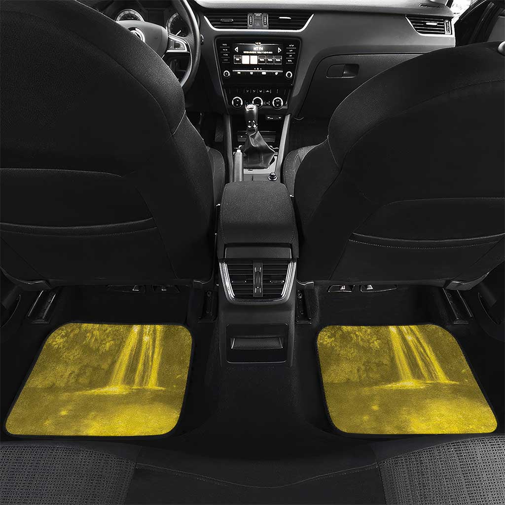 Custom Guadelope Football Car Mats Basse Terre Yellow Style