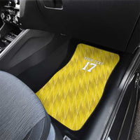 Custom Guadelope Football Car Mats Basse Terre Yellow Style