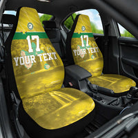 Custom Guadelope Football Car Seat Cover Basse Terre Yellow Style