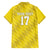 Custom Guadelope Football Family Matching Long Sleeve Bodycon Dress and Hawaiian Shirt Basse Terre Yellow Style