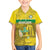Custom Guadelope Football Family Matching Long Sleeve Bodycon Dress and Hawaiian Shirt Basse Terre Yellow Style