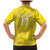 Custom Guadelope Football Family Matching Mermaid Dress and Hawaiian Shirt Basse Terre Yellow Style