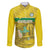 Custom Guadelope Football Family Matching Puletasi and Hawaiian Shirt Basse Terre Yellow Style