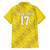 Custom Guadelope Football Family Matching Short Sleeve Bodycon Dress and Hawaiian Shirt Basse Terre Yellow Style