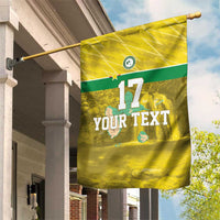Custom Guadelope Football Garden Flag Basse Terre Yellow Style