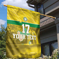 Custom Guadelope Football Garden Flag Basse Terre Yellow Style