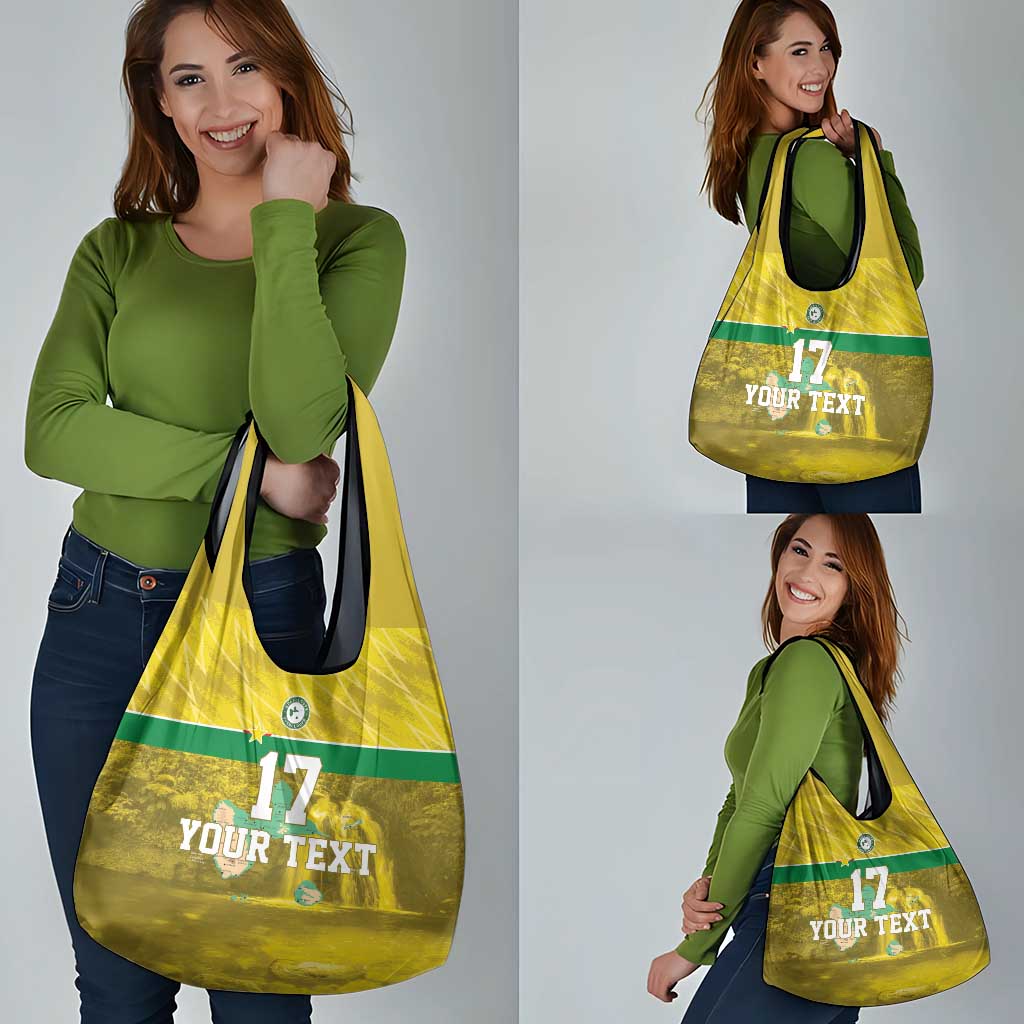 Custom Guadelope Football Grocery Bag Basse Terre Yellow Style