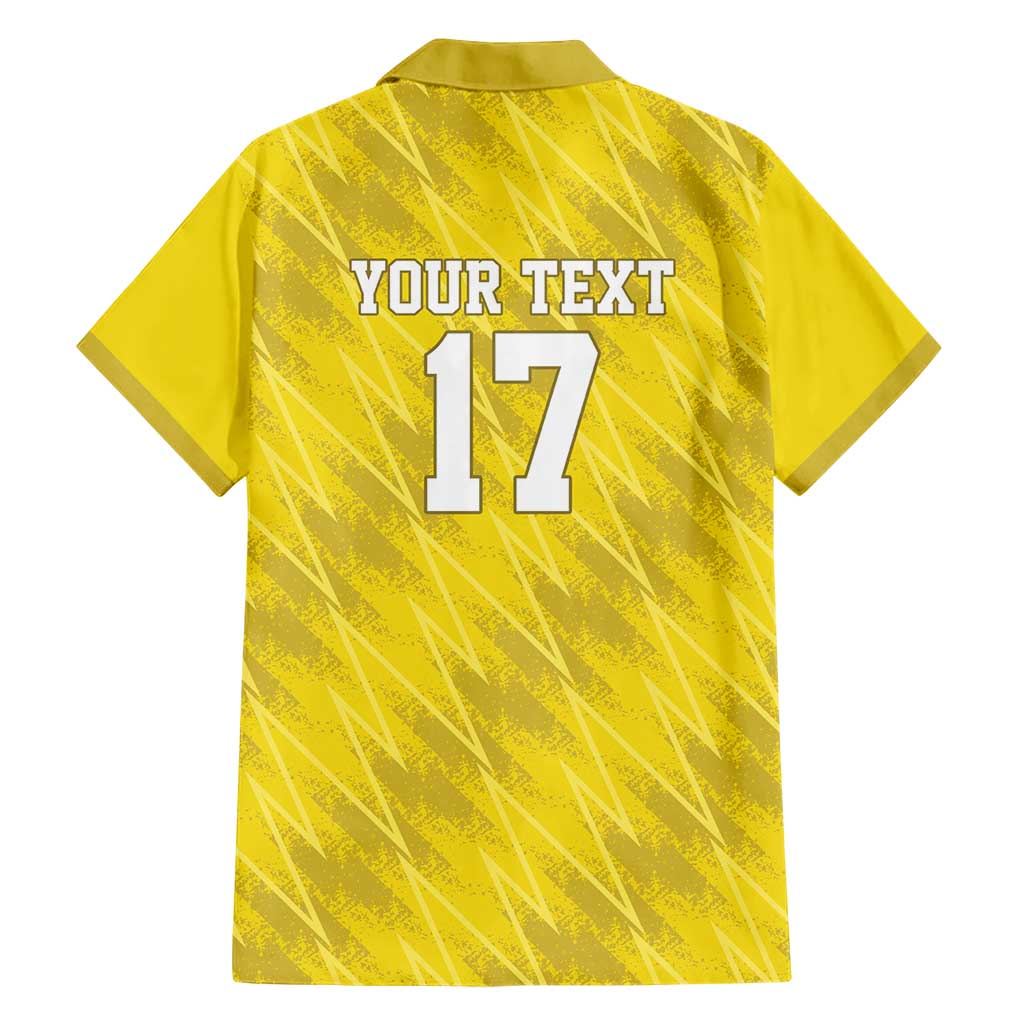 Custom Guadelope Football Hawaiian Shirt Basse Terre Yellow Style