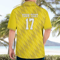 Custom Guadelope Football Hawaiian Shirt Basse Terre Yellow Style