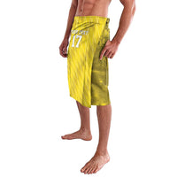 Custom Guadelope Football Lavalava Basse Terre Yellow Style