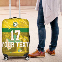 Custom Guadelope Football Luggage Cover Basse Terre Yellow Style