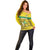 Custom Guadelope Football Off Shoulder Sweater Basse Terre Yellow Style