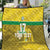 Custom Guadelope Football Quilt Basse Terre Yellow Style