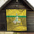 Custom Guadelope Football Quilt Basse Terre Yellow Style