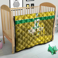 Custom Guadelope Football Quilt Basse Terre Yellow Style