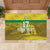 Custom Guadelope Football Rubber Doormat Basse Terre Yellow Style