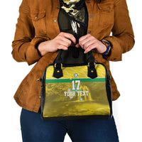 Custom Guadelope Football Shoulder Handbag Basse Terre Yellow Style