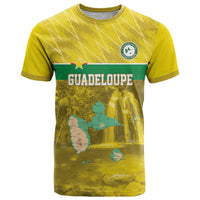 Custom Guadelope Football T Shirt Basse Terre Yellow Style