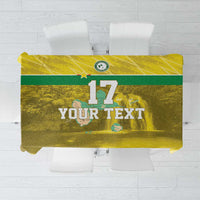 Custom Guadelope Football Tablecloth Basse Terre Yellow Style
