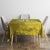 Custom Guadelope Football Tablecloth Basse Terre Yellow Style