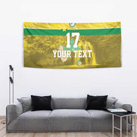 Custom Guadelope Football Tapestry Basse Terre Yellow Style