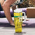Custom Guadelope Football Tumbler With Handle Basse Terre Yellow Style