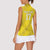 Custom Guadelope Football Women Sleeveless Polo Shirt Basse Terre Yellow Style