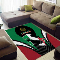 Italian Republic Area Rug Simple Coat of Arms