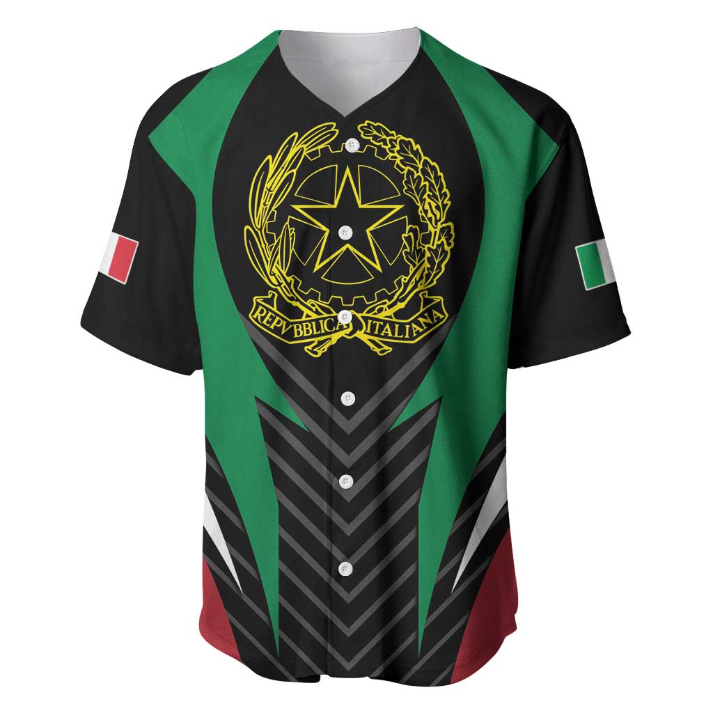 Italian Republic Baseball Jersey Simple Coat of Arms