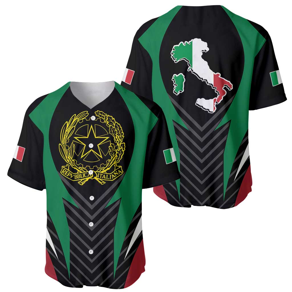 Italian Republic Baseball Jersey Simple Coat of Arms