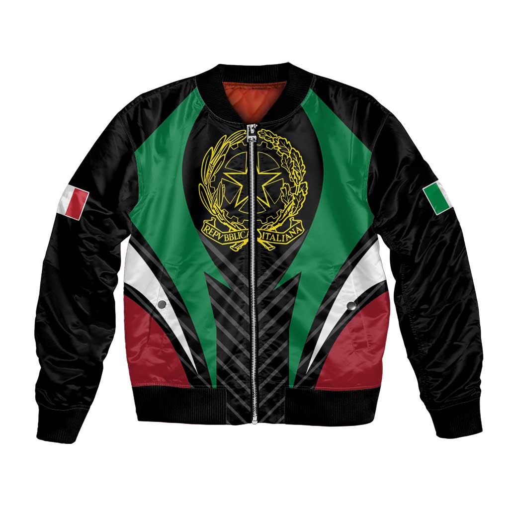 Italian Republic Bomber Jacket Simple Coat of Arms