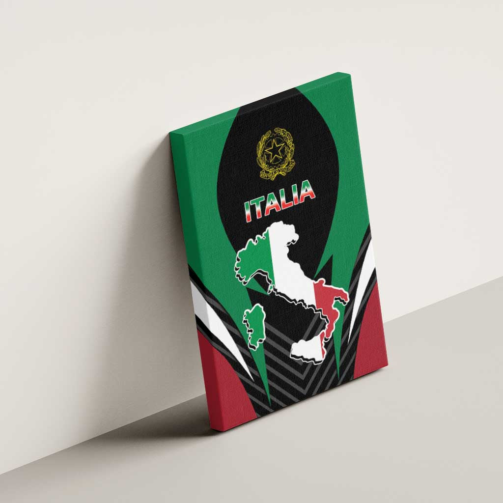 Italian Republic Canvas Wall Art Simple Coat of Arms