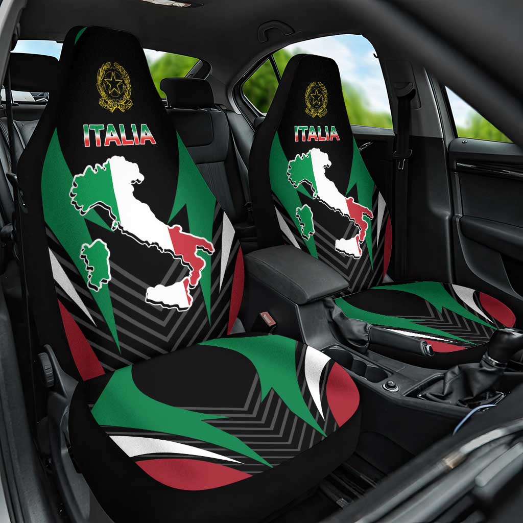 Italian Republic Car Seat Cover Simple Coat of Arms