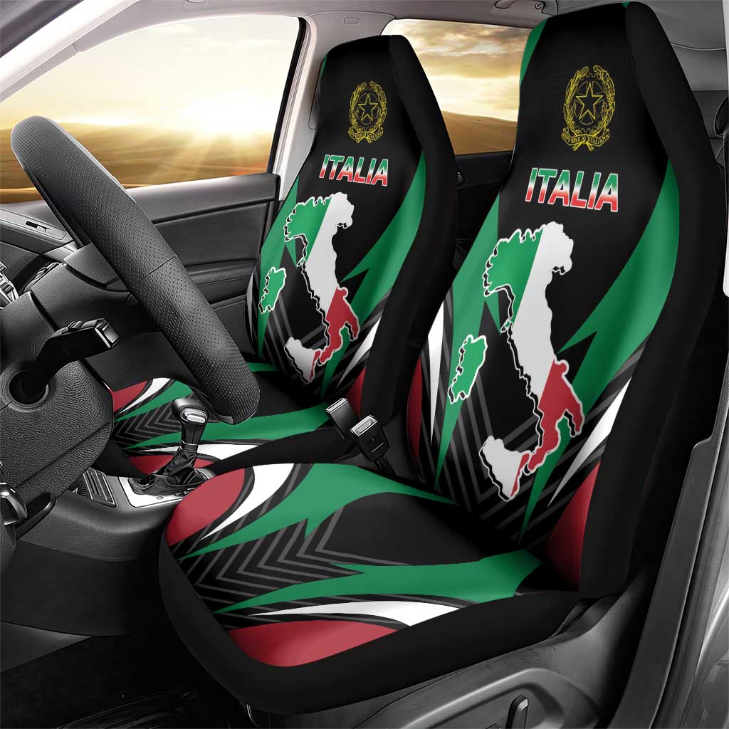 Italian Republic Car Seat Cover Simple Coat of Arms
