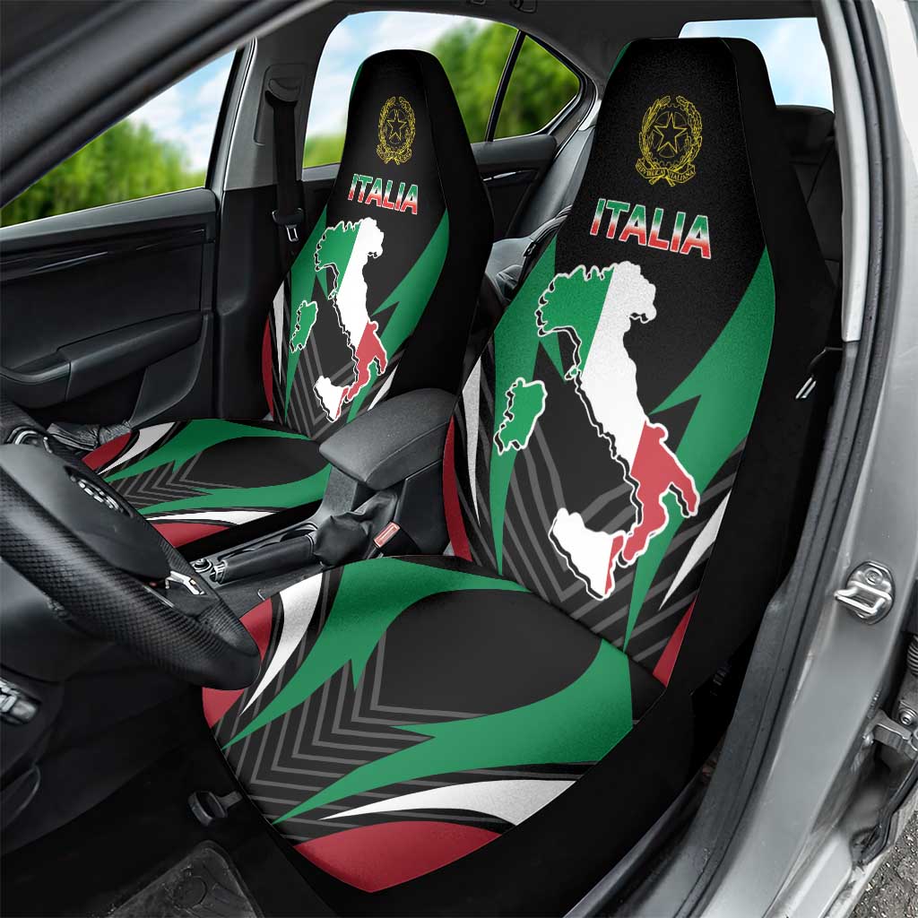 Italian Republic Car Seat Cover Simple Coat of Arms