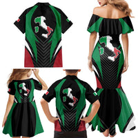 Italian Republic Family Matching Mermaid Dress and Hawaiian Shirt Simple Coat of Arms
