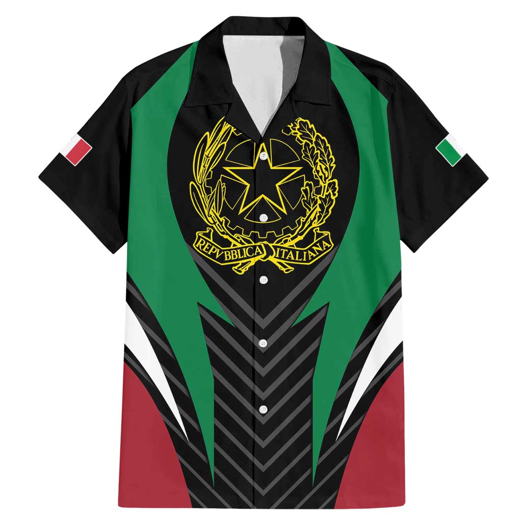 Italian Republic Family Matching Mermaid Dress and Hawaiian Shirt Simple Coat of Arms