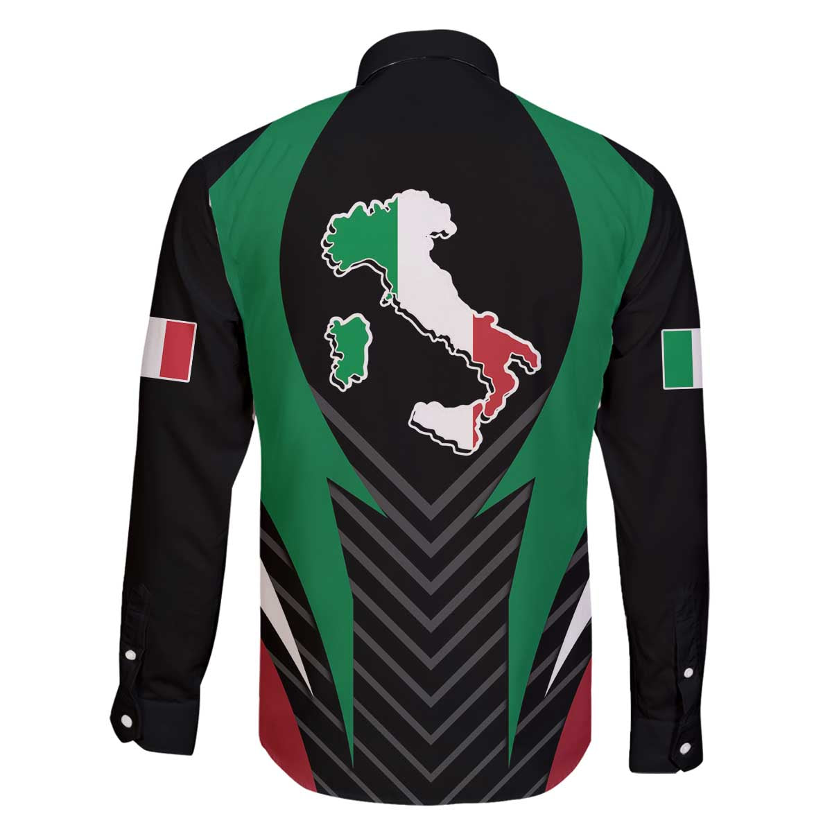 Italian Republic Family Matching Off The Shoulder Long Sleeve Dress and Hawaiian Shirt Simple Coat of Arms